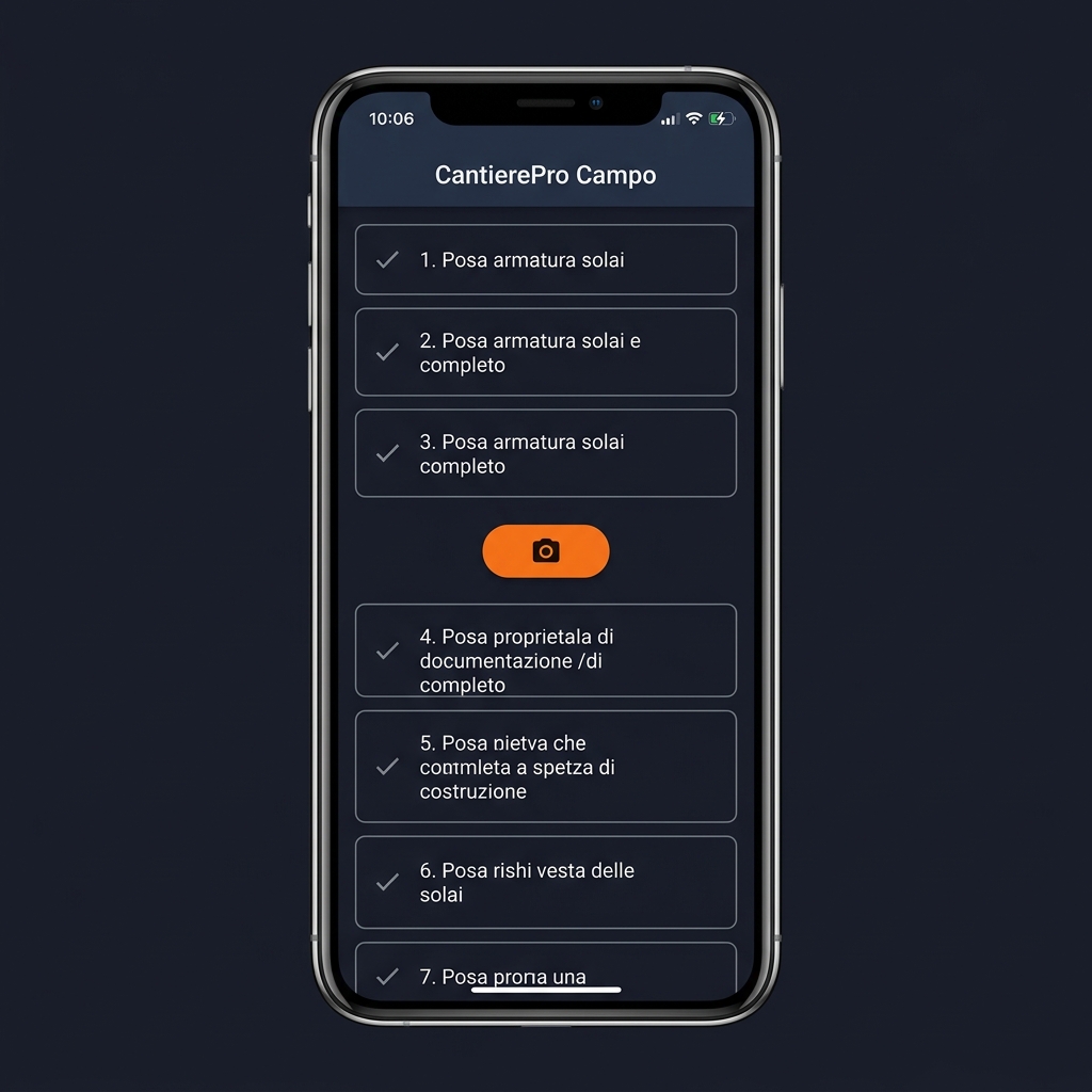 AICantiere Campo Mobile App UI